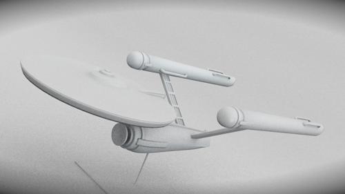 Lowpoly Star Trek Enterprise preview image